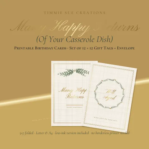 Many Happy Returns — Birthday cards