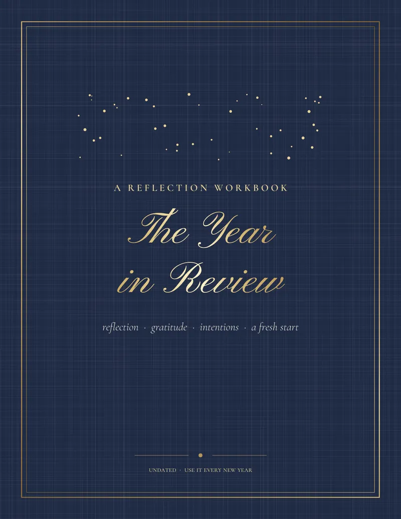 The Year in Review — Sweary reflection workbook